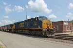 CSXT 822 eastbound by the old CB&Q depot